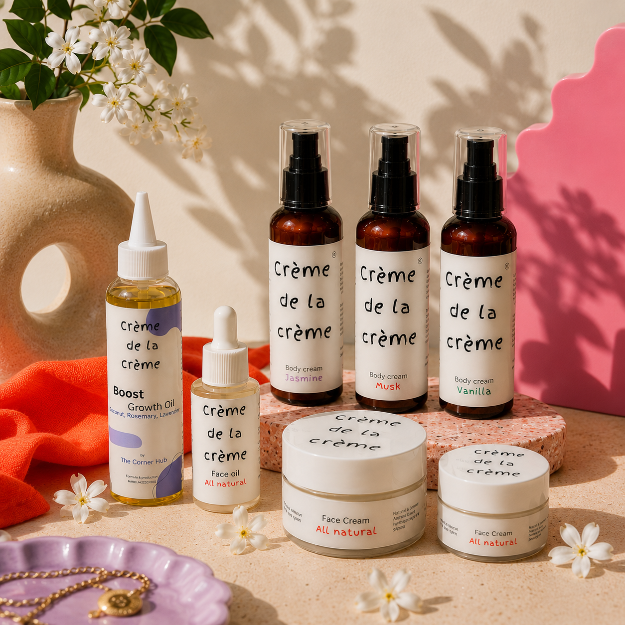 Body Oils, Soap & Creams