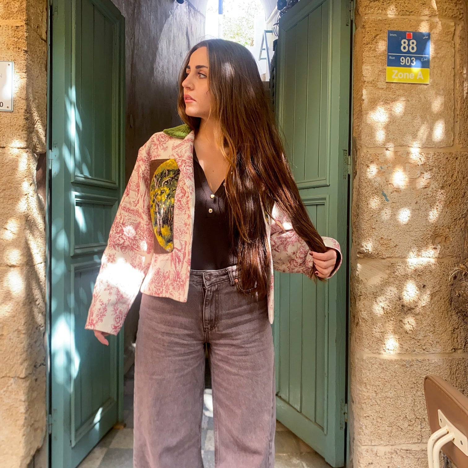 Embroidery & Calligraphy Jacket