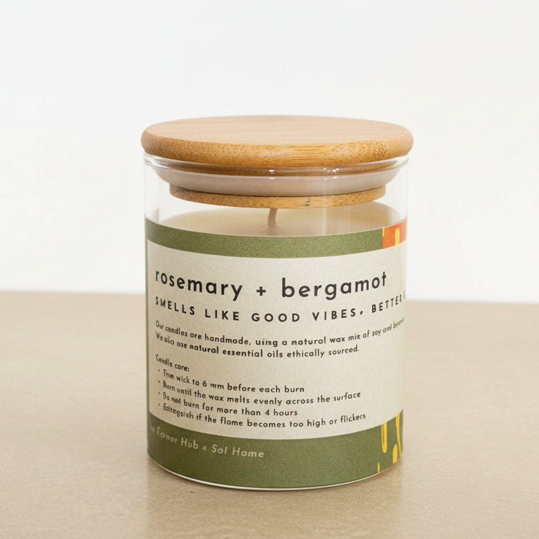 Rosemary & Bergamot Candle