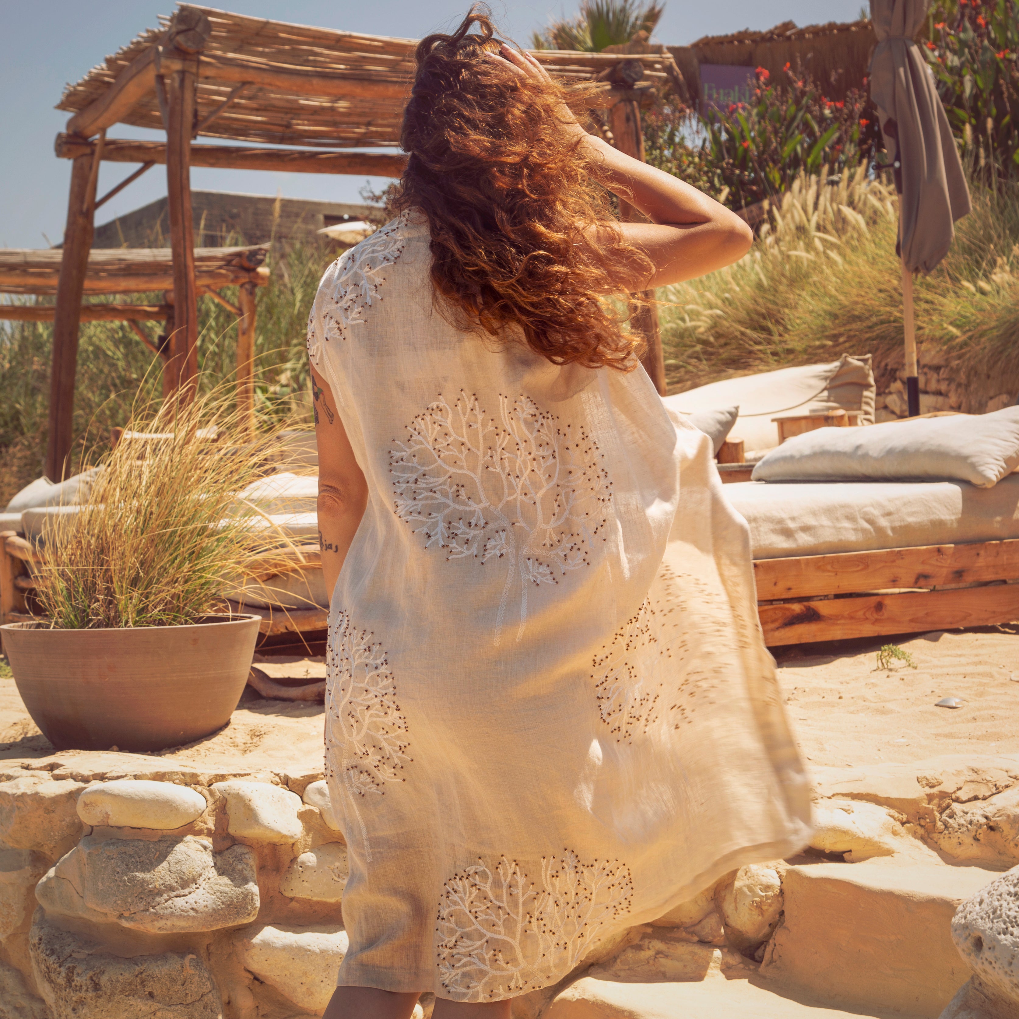 Tree of Life  - Beads Kimono