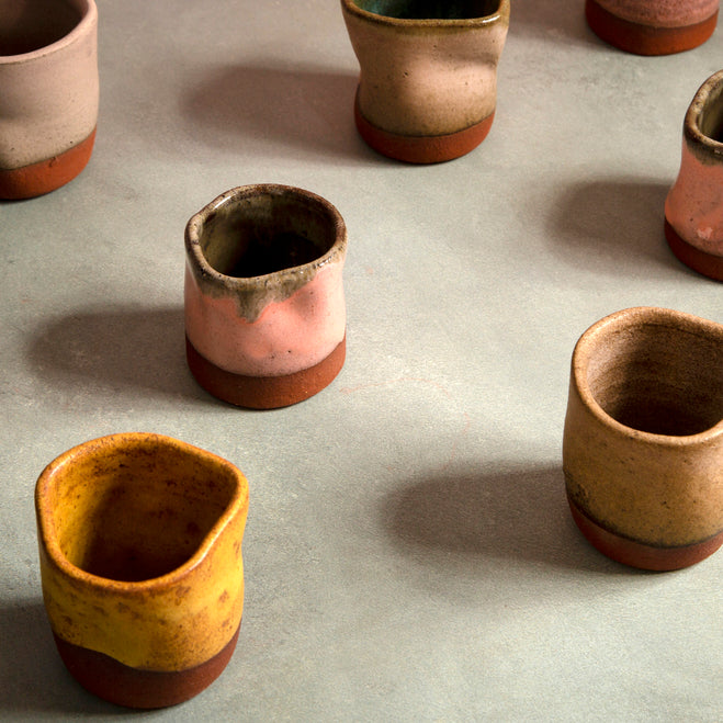Irregular coffee cups
