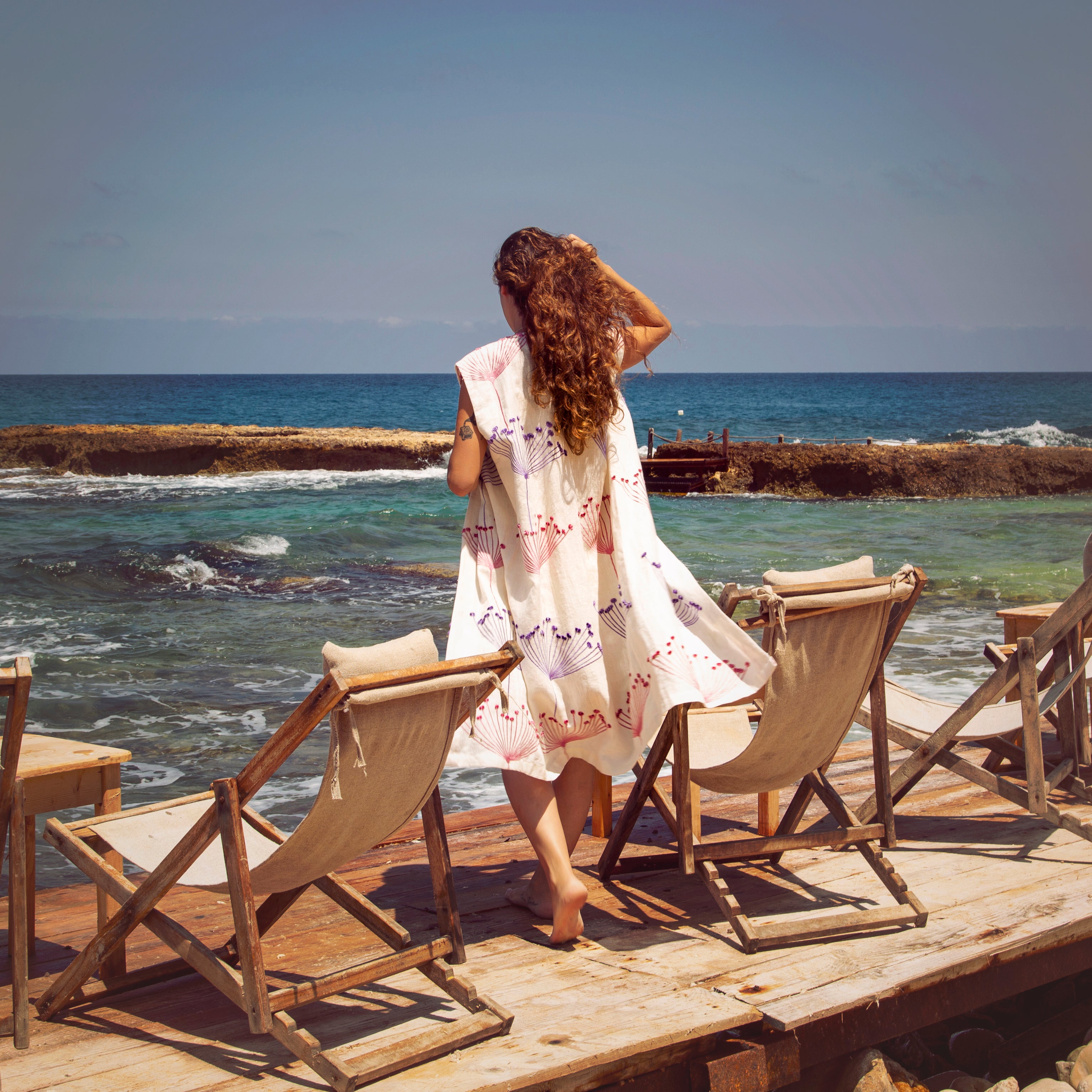 Roses Embroidered Kimono