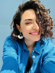 Short Rippled Earring
