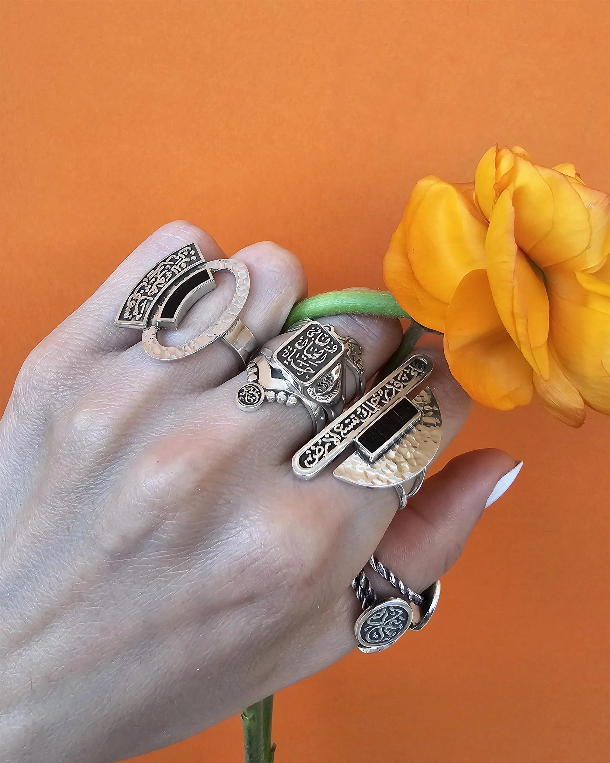 Vertical Sunset ring